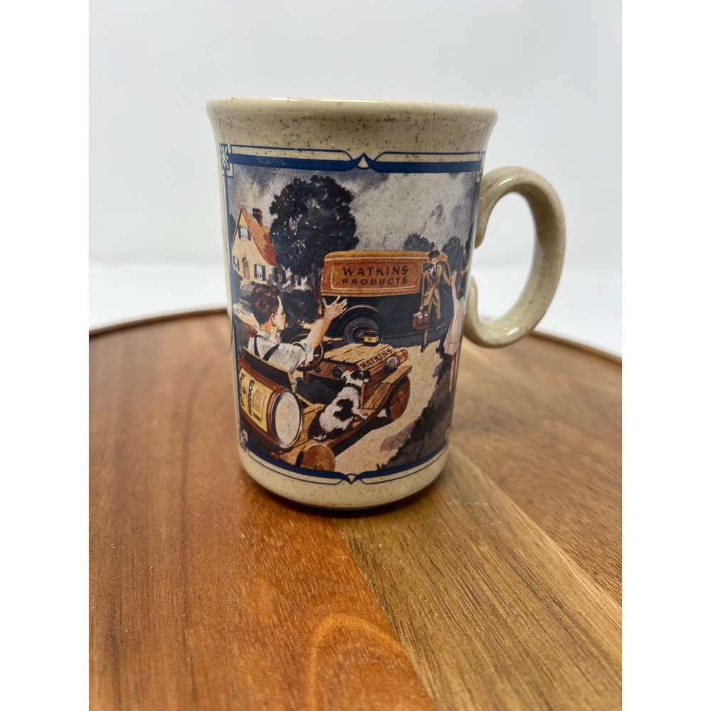 Vintage Watkins 1936 Almanac‎ Commemorative Mug Collectible Nostalgia